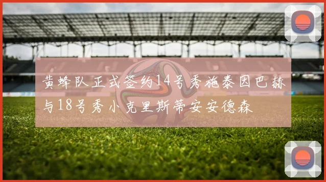 黄蜂队正式签约14号秀施泰因巴赫与18号秀小克里斯蒂安安德森